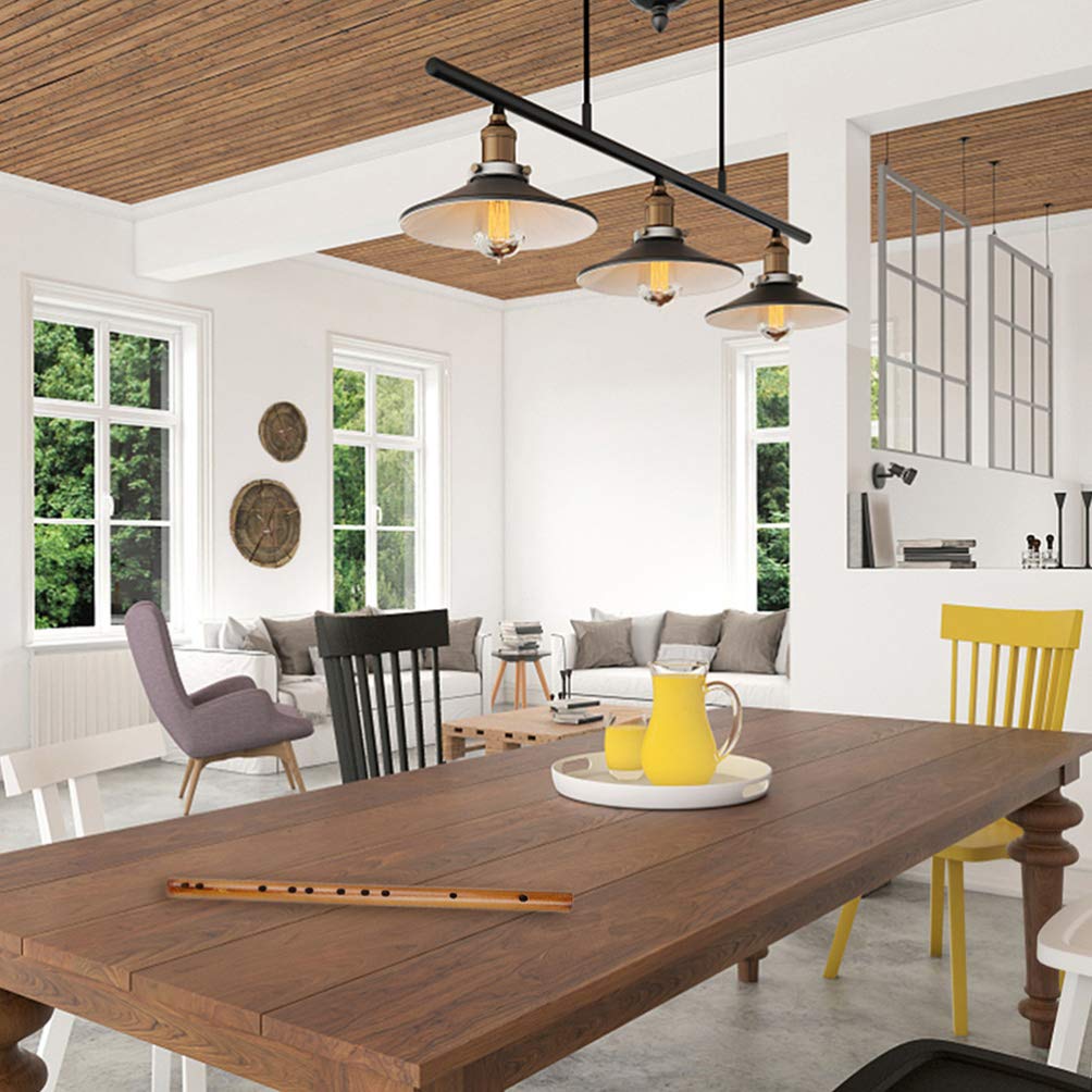 EXCEART Wood Piccolo Flute - Wooden Flute Wooden Piccolo Wood Musical Instrument Traditional Chinese Musical Birthday for Beginn